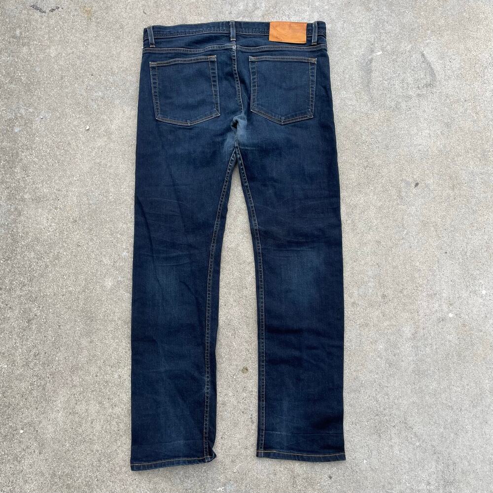 Naked & Famous Denim Weird Guy Mens 36x32 Deep Indigo Stretch Selvedge Jeans
